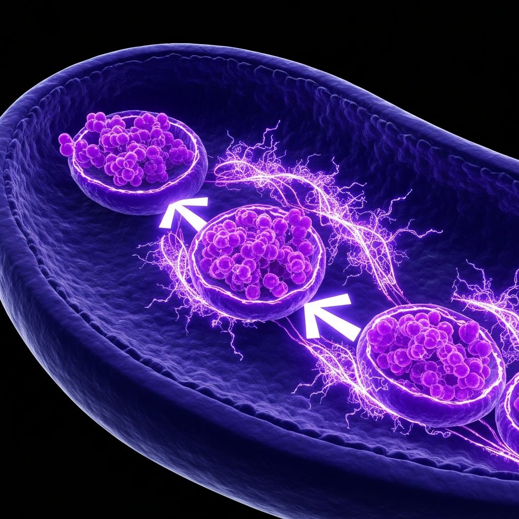 Fatty acid oxidation process visualization