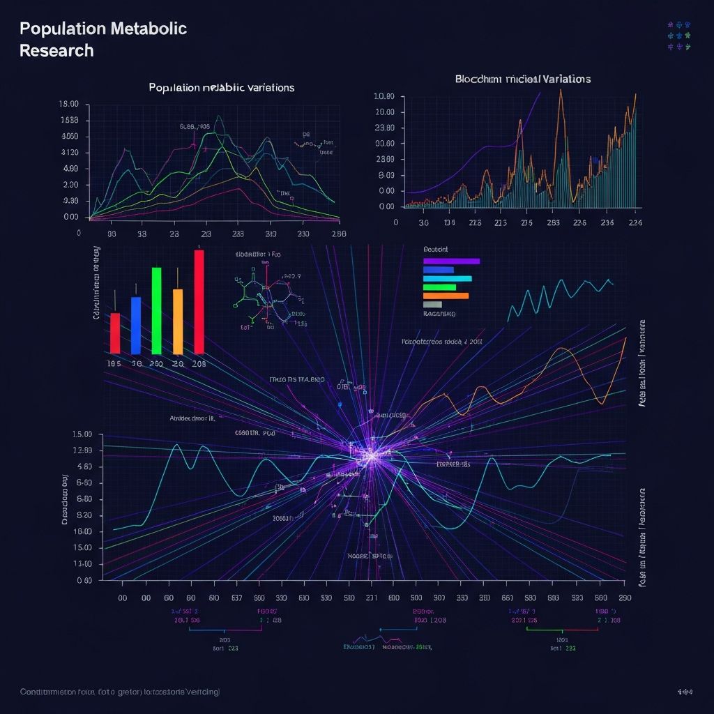 Population metabolic research data visualization